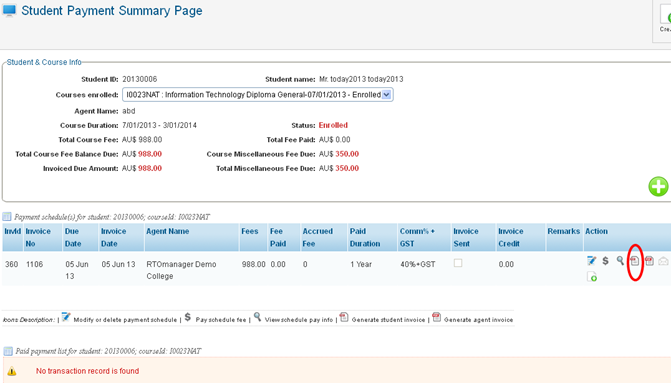RTOmanager- WebSutra College Management System -- Accounts Zone - Payment Summary 2013-09-25 11-00-04