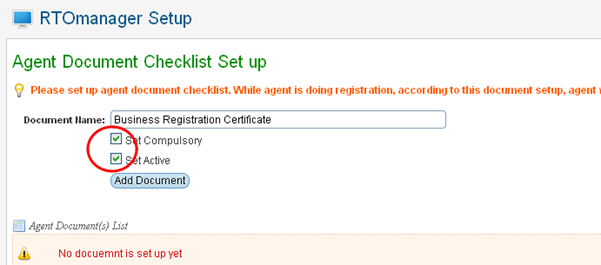 RTOmanager- WebSutra College Management System -- Administrative Zone- Set up Default Value for RTOmanager Inplementation