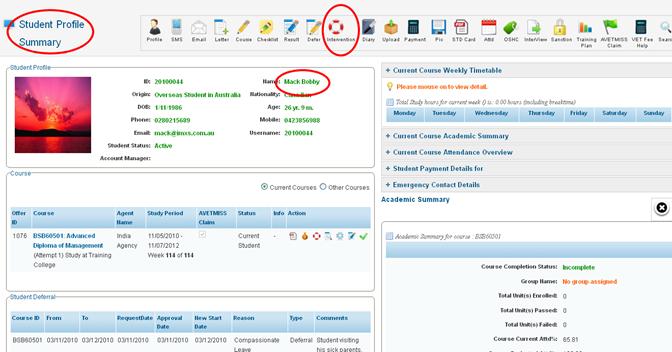 RTOmanager- WebSutra College Management System -- SS Zone- Student Profile Detail 2013-08-02 14-40-42