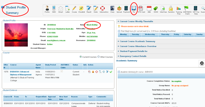 RTOmanager- WebSutra College Management System -- SS Zone- Student Profile Detail 2013-08-02 14-39-07
