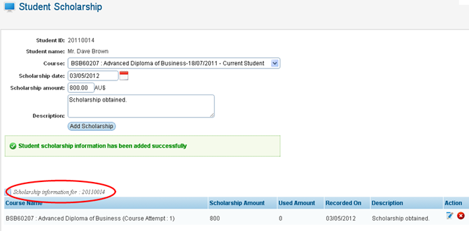 RTOmanager- WebSutra College Management System -- Accounts Zone- Scholarship