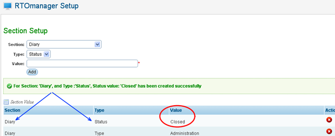 RTOmanager- WebSutra College Management System -- Administrative Zone- Set up Default Value for RTOmanager Inplementation